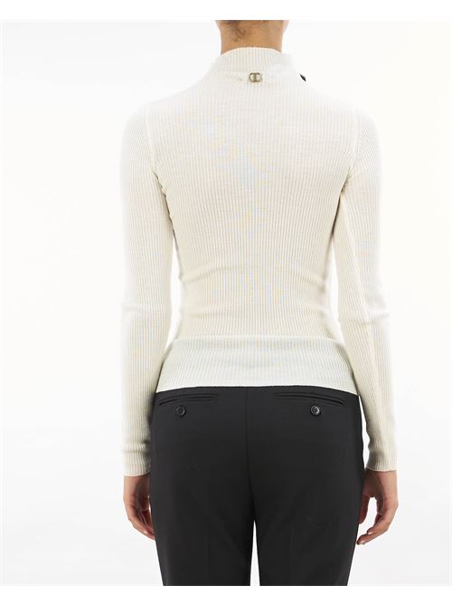 Wool turtleneck sweater Twinset TWIN SET |  | TT3340282